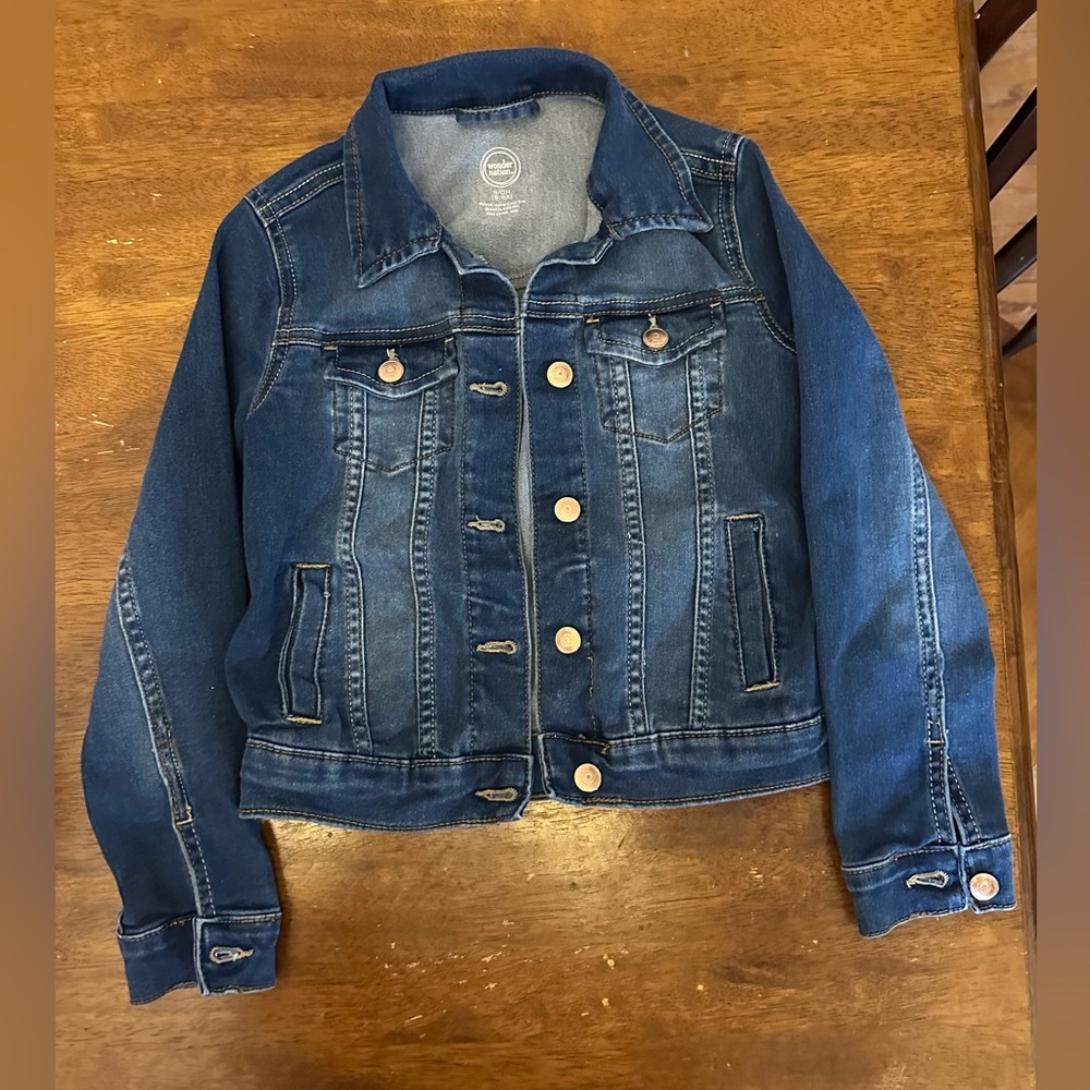Girls Wonder Nation Denim Jacket - Size 6/6x - EXCELLENT CONDITION